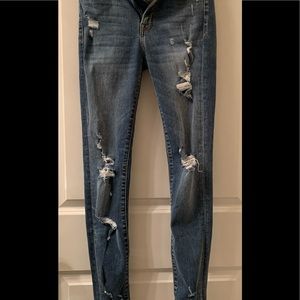 Vervet Size 26 Distressed Ripped Blue Jeans